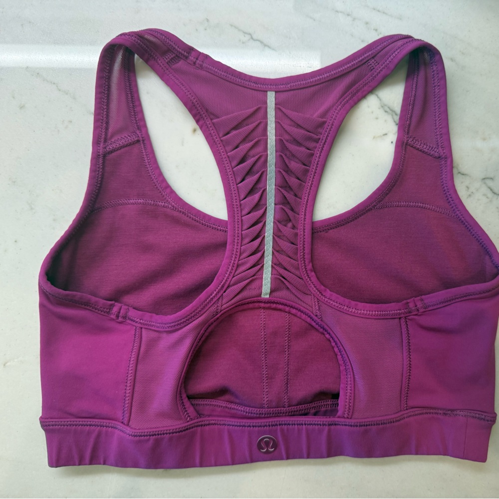 Lululemon Purple Sports Bra size 4